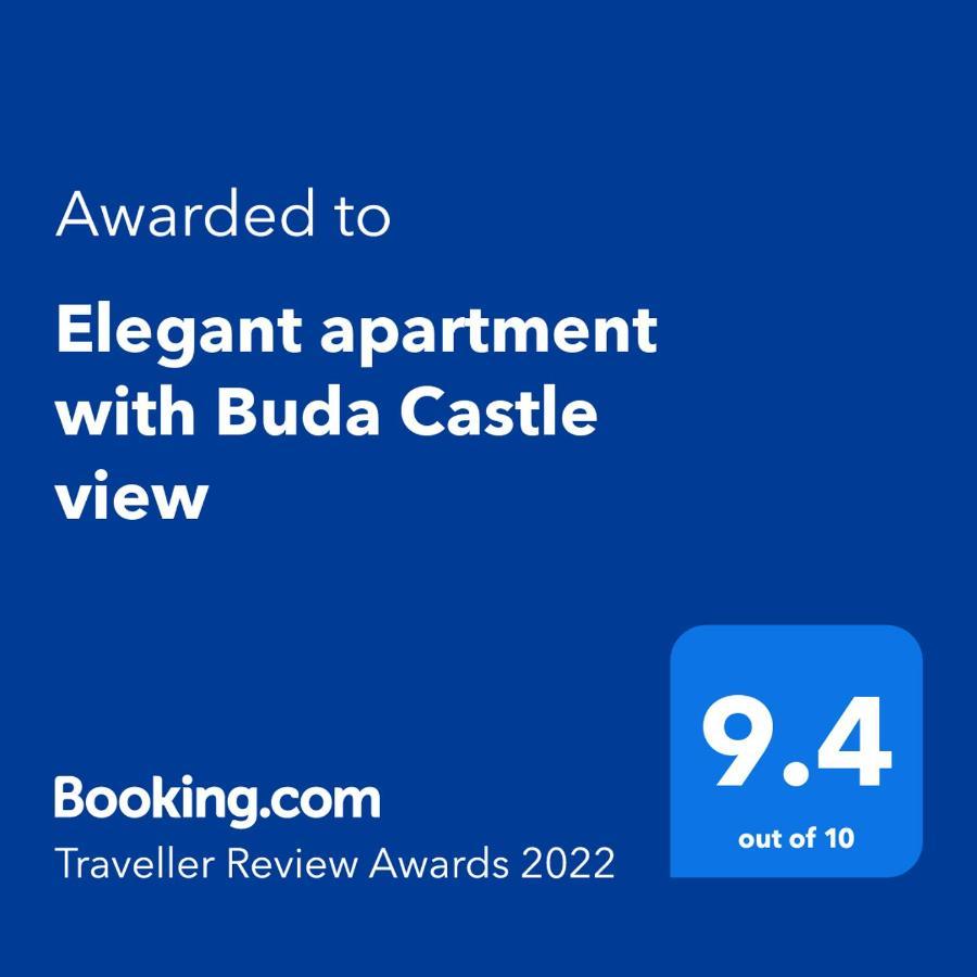 Elegant Apartment With Buda Castle View Budapest Extérieur photo